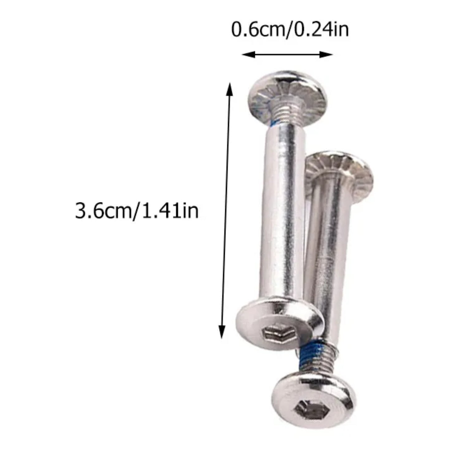 Tornillo para patín semiprofesional de 31 mm, SET X4